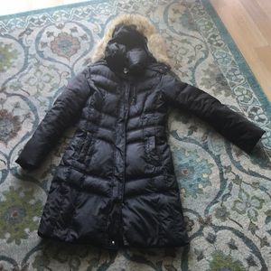 Marc New York winter coat with fur hood
